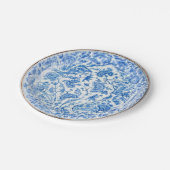 青白フェイク磁流フローラ ペーパープレート (アングル)