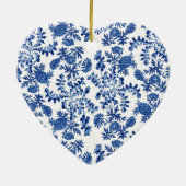 青白フローラオーナメント セラミックオーナメント (裏面)