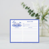 青白フローラティーセットレシピカード (スタンド正面)