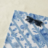 青白フローラビーチタオル ビーチタオル (インサイチュ)