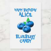 青白ブルーベリーキャンディ フードラベル (シングルラベル)