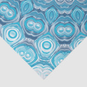 青白マンダラパターンデザイン 薄葉紙 (詳細)