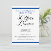 青白ミニマリスト30年クラス懇親会 招待状 (スタンド正面)