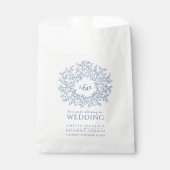 青白丸葉スケッチモノグラム結婚ズ フェイバーバッグ (正面)