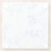 青白大理石ガラスコースター ガラスコースター (裏面)