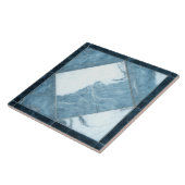 青白大理石セラミックタイルエレガントインテリア タイル (側面)