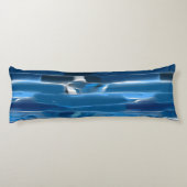 青白抽象芸術 ボディピロー (裏面)