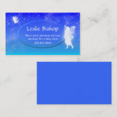 青白熱［赤熱］光を放つい日付カー遊ドの妖精 コーリングカード (正面/裏面)