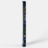 青白熱［赤熱］光を放つユリ夜のフローラ鮮やかファンタジー SAMSUNG GALAXYケース (右側面)