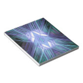 青白熱［赤熱］光を放つ星 ノートパッド (アングル)