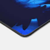 青白熱［赤熱］光を放つ水百合蓮花パーソナライズされた デスクマット (コーナー)