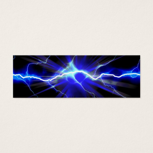 青白熱［赤熱］光を放つ稲妻又は電気 (正面)