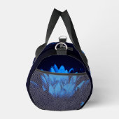 青白熱［赤熱］光を放つ蓮ゆりパーソナライズされた花 ダッフルバッグ (右)