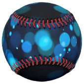 青白熱［赤熱］光を放つ《写真》ぼけ味ライト抽象芸術 ソフトボール (裏面)