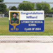 青白王室の医学校卒業 横断幕 (インサイチュ)