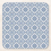 青白磁プリント スクエアペーパーコースター (正面)