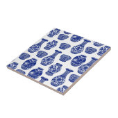 青白磁中国の器壺 タイル (側面)