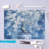 青白磁中国中華細工さくらんぼ 薄葉紙 (クラフト)