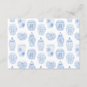 青白結婚宿泊簿 エンクロージャーカード (裏面)