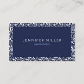 青白縁ど飾 名刺 (正面)