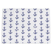 青白航海のいかり ラージペーパーバッグ (正面)