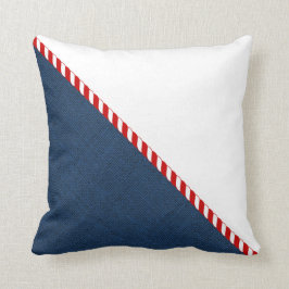 青白航海の枕 クッション