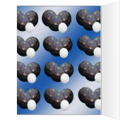 青白芝鉢、誕生日カード (内側(左))