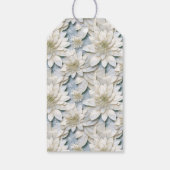 青白蓮の花 ギフトタグ (裏面)