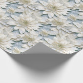 青白蓮の花 ラッピングペーパー (角)