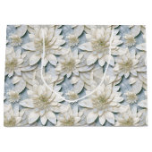 青白蓮の花 ラージペーパーバッグ (正面)