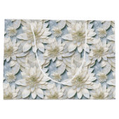 青白蓮の花 ラージペーパーバッグ (裏面)