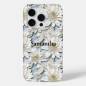 青白蓮の花 Case-Mate iPhoneケース (裏面)