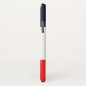 青白赤のストライプ Case-Mate iPhoneケース (裏面/右)