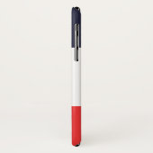 青白赤のストライプ Case-Mate iPhoneケース (裏面/左)