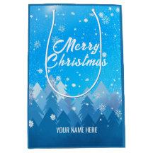 青白雪平和な森のクリスマス新年