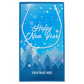 青白雪平和森クリスマスニューススマ スモールペーパーバッグ (裏面)