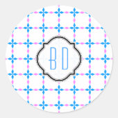 青白 ラウンドシール (正面)