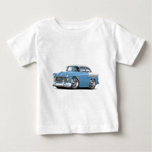 青白Car 1955年のChevy BelairのLt ベビーTシャツ