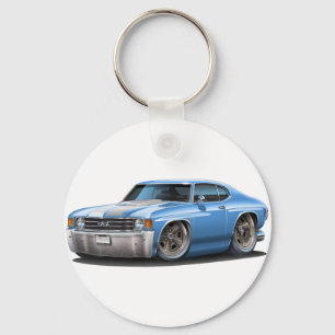 青白Car 1971-72年のChevelleのLt キーホルダー