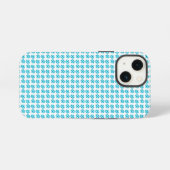 青真珠の模様 iPhoneケース (裏面横)