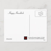 青石のハヌカーの郵便はがき シーズンポストカード (裏面)