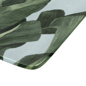 青磁のやし カッティングボード (角)