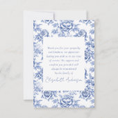 青磁トイレフォト葬儀悔やみや弔慰 サンキューカード (裏面)