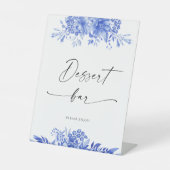 青磁フローラデザートバー看板 台座サイン (正面)