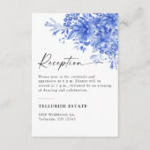 青磁フローラ結婚披露宴 エンクロージャーカード (正面)