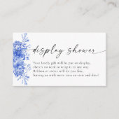 青磁フローラ表示シャワー エンクロージャーカード (正面)
