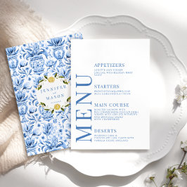 青磁レモイタリアンン結婚の名刺 エンクロージャーカード