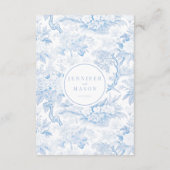 青磁保フローラ結婚の詳細カード エンクロージャーカード (裏面)