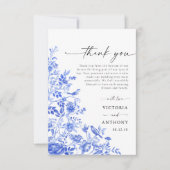 青磁器平結婚平サンキューカード サンキューカード (正面)