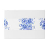 青磁器製フローラ結婚Chinoiserie's 招待状ベリーバンド (裏面例)